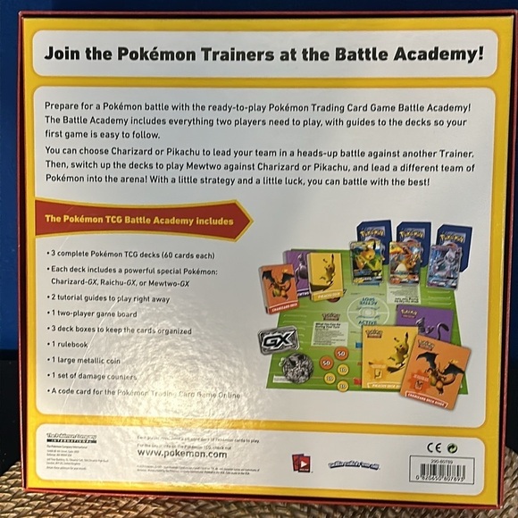 Pokémon TGG Battle Academy Board Card Game - Picture 5 of 7